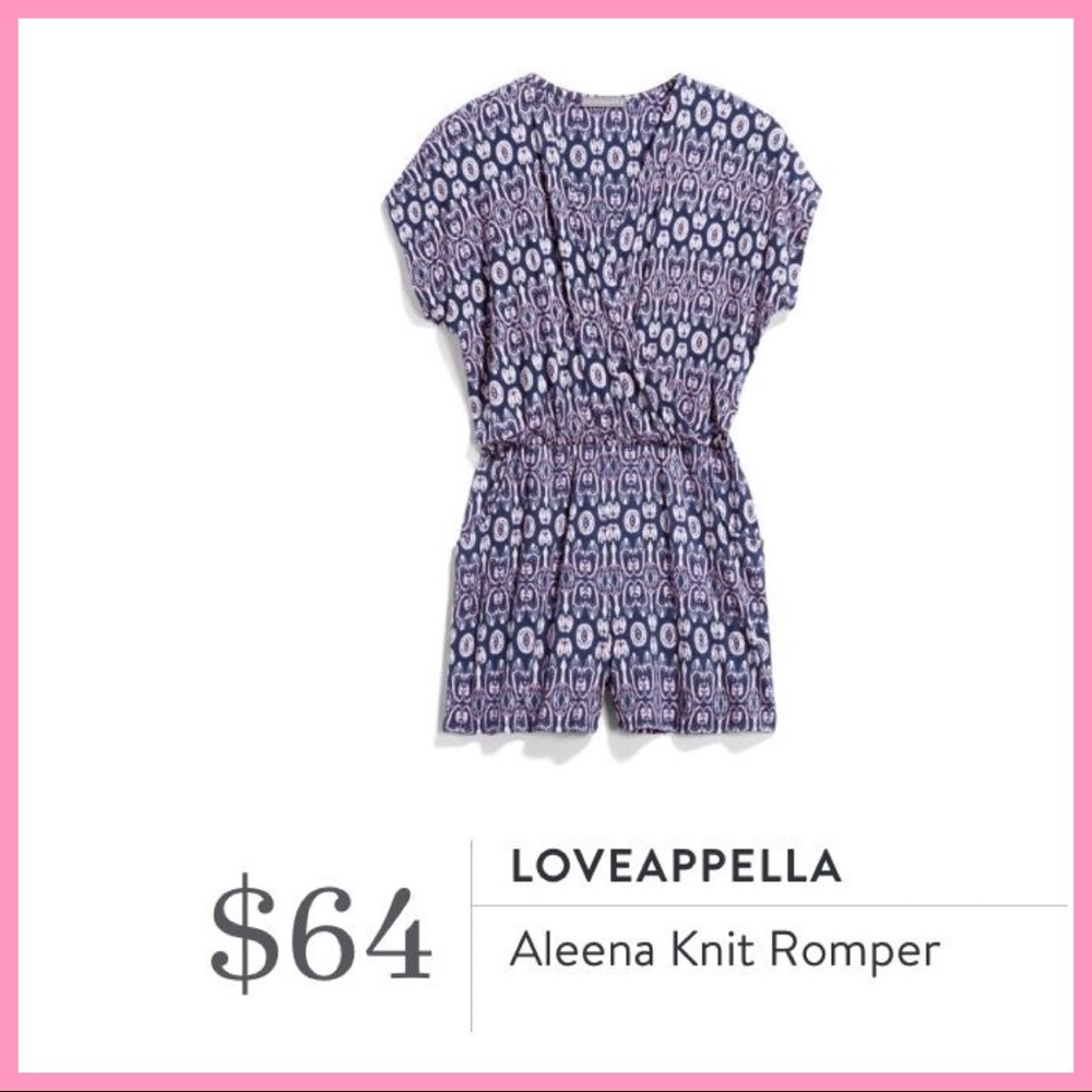 STITCH FIX | Loveappella “Aleena” Printed Romper